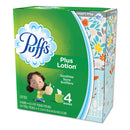 Puffs Plus Lotion Facial Tissue, 1-Ply, White, 56 Sheets/Box, 24 Boxes/Carton - PGC34899CT