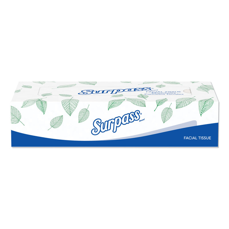 Surpass Facial Tissue, 2-Ply, White,125 Sheets/Box, 60 Boxes/Carton - KCC21390