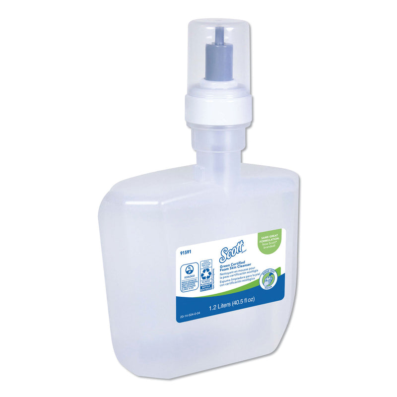 Scott Essential Green Certified Foam Skin Cleanser, 1200 Ml, 2/Carton - KCC91591