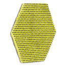Scotch-Brite Dual Purpose Scour Pad, 5" X 5", Green/Yellow, 15/Carton - MMM96HEX