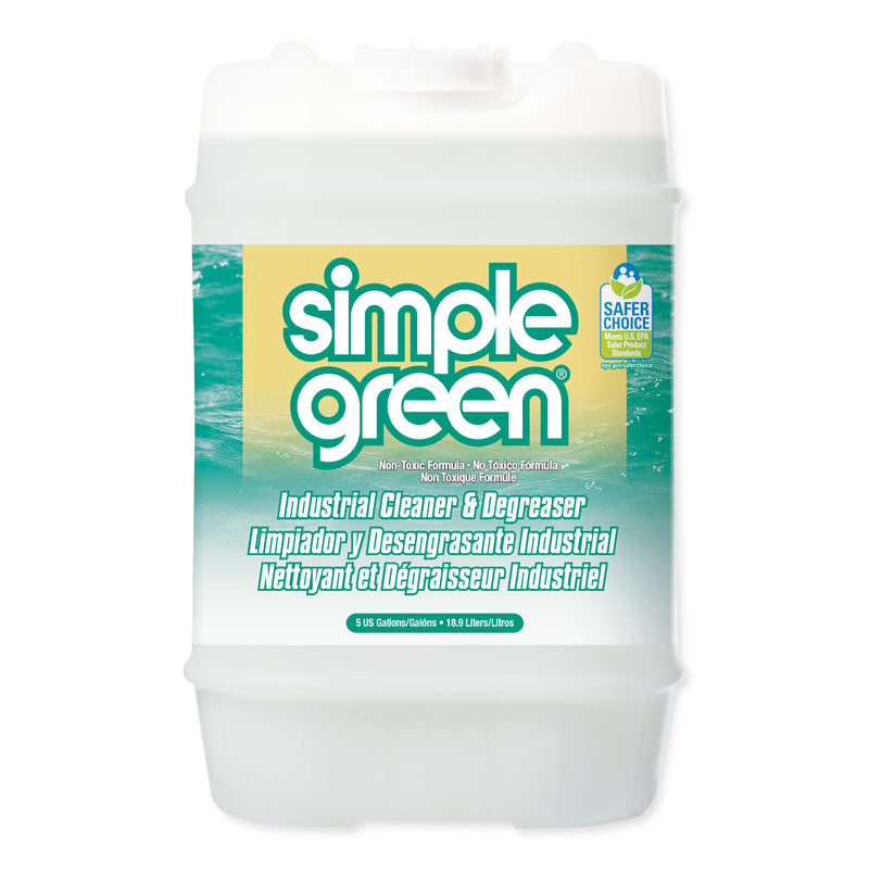 Simple Green Industrial Cleaner And Degreaser, Concentrated, 5 Gal, Pail - SMP13006