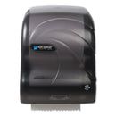 San Jamar Simplicity Mechanical Roll Dispenser, 12 3/8 X 9 1/2 X 14 5/8, Translucent Black - SJMT7490TBK
