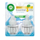 Air Wick Scented Oil Twin Refill, Fresh Linen, 0.67 Oz, 2/Pack, 6/Carton - RAC82291