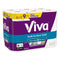 Viva Multi-Surface Cloth Choose-A-Sheet Paper Towels 1-Ply, 11 X 5.9, White, 83 Sheets/Roll, 6 Rolls/Pack, 4 Packs/Carton - KCC49413