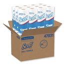 Scott Choose-A-Sheet Mega Roll Paper Towels, 1-Ply, White, 102/Roll, 24/Carton - KCC47031