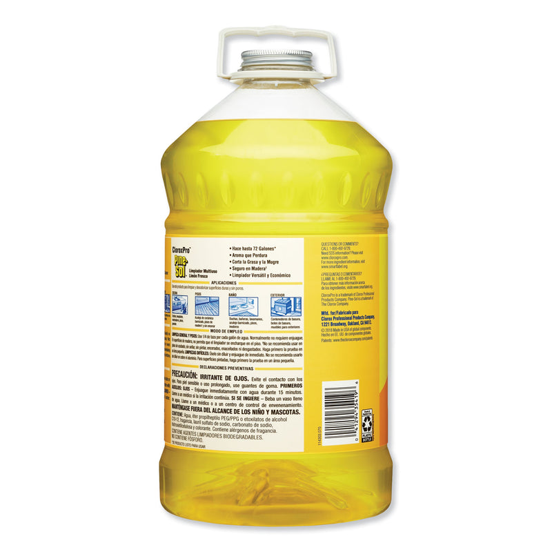 Pine-Sol All Purpose Cleaner, Lemon Fresh, 144 Oz Bottle, 3/Carton - CLO35419CT