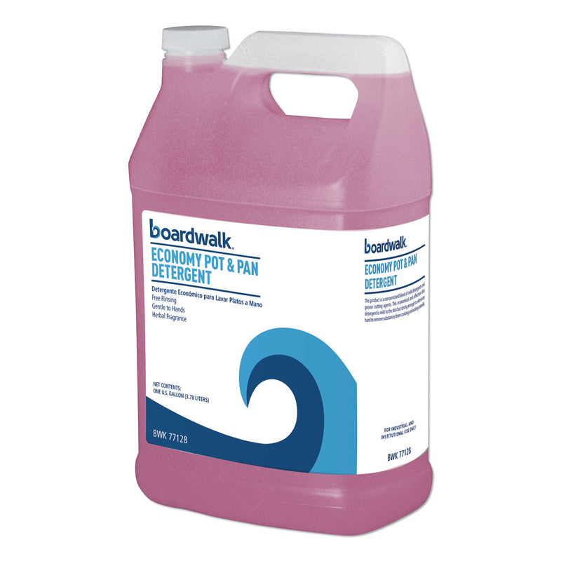 Boardwalk Industrial Strength Pot And Pan Detergent, 1 Gal Bottle, 4/Carton - BWK77128