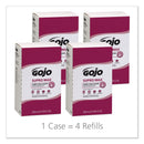 GOJO Supro Max Cherry Lotion Hand Cleaner, 2000 Ml Refill, 4/Carton - GOJ728204