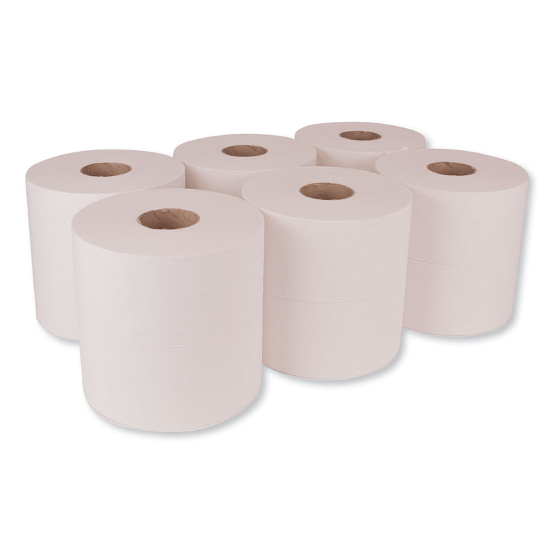 Tork Advanced Jumbo Bath Tissue, Septic Safe, 1-Ply, White, 3.48" X 1200 Ft ,12 Rolls/Carton - TRK12013903