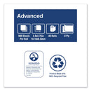 Tork Advanced Bath Tissue, Septic Safe, 2-Ply, White, 500 Sheets/Roll, 48 Rolls/Carton - TRKTM6130S