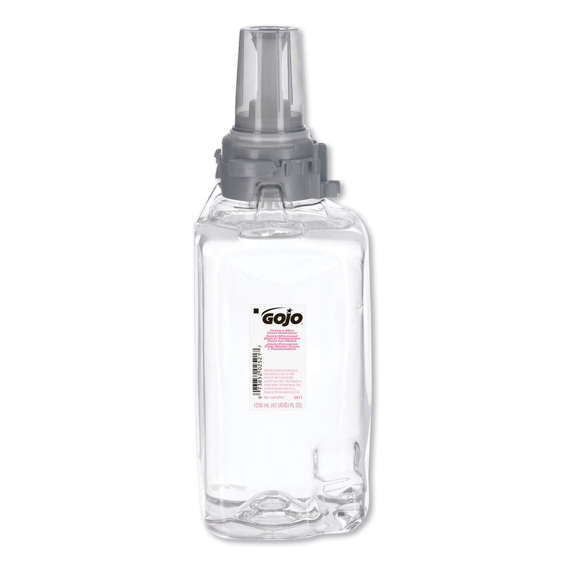 GOJO Clear & Mild Foam Handwash Refill, Fragrance-Free, 1250Ml Refill, 3/Carton - GOJ881103