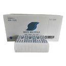GEN Multi-Fold Paper Towels, 1-Ply, White, 334 Towels/Pack, 12 Packs/Carton - GEN1520