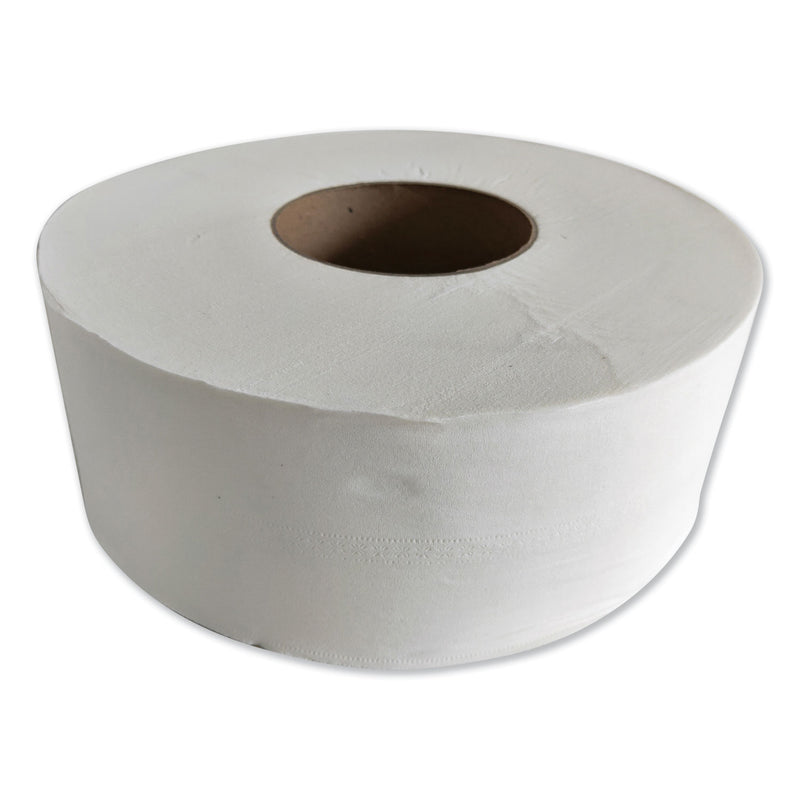 GEN Jrt Jr. Jumbo-Junior Bath Tissue, 2-Ply, White, 3.1" X 1,000 Ft, 12/Carton - GEN1516