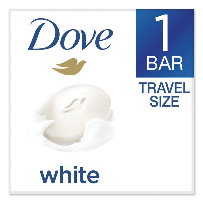Dove White Beauty Bar, Light Scent, 2.6 Oz, 36/Carton - UNI61073CT