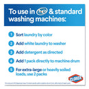 Clorox Control Bleach Packs, Regular, 12 Tabs/Pack, 6 Packs/Carton - CLO31371