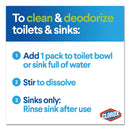 Clorox Control Bleach Packs, Regular, 12 Tabs/Pack, 6 Packs/Carton - CLO31371