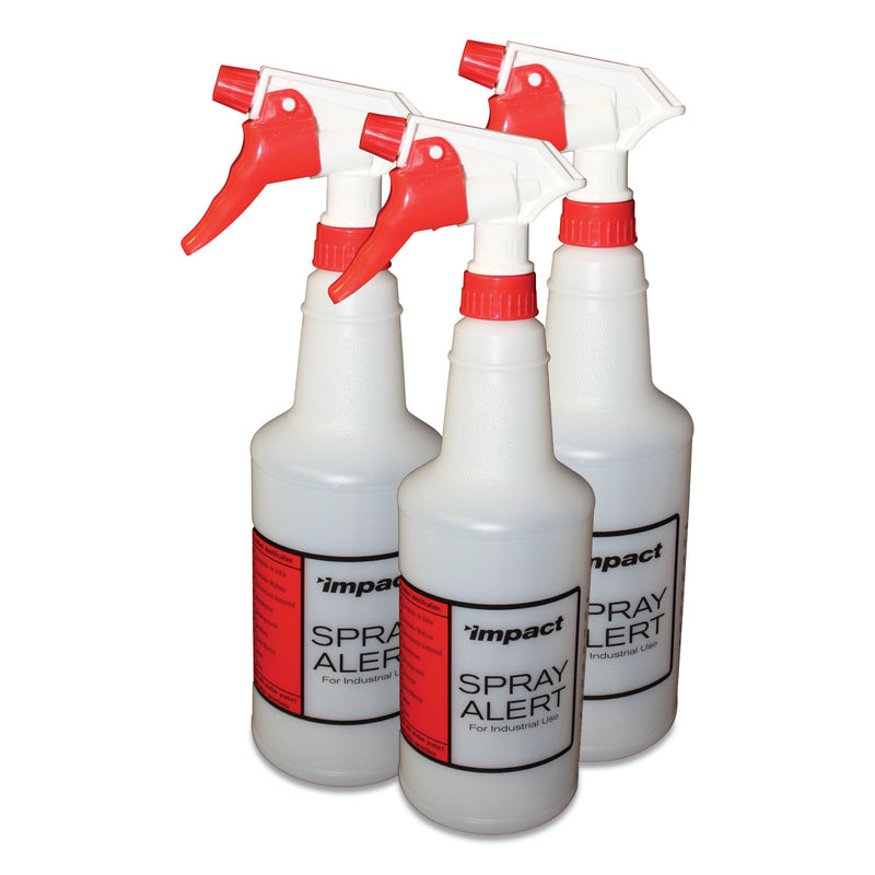 Impact Spray Alert System, 32 Oz, Natural With Red/White Sprayer, 3/Pack, 24 Packs/Carton - IMP5032SS