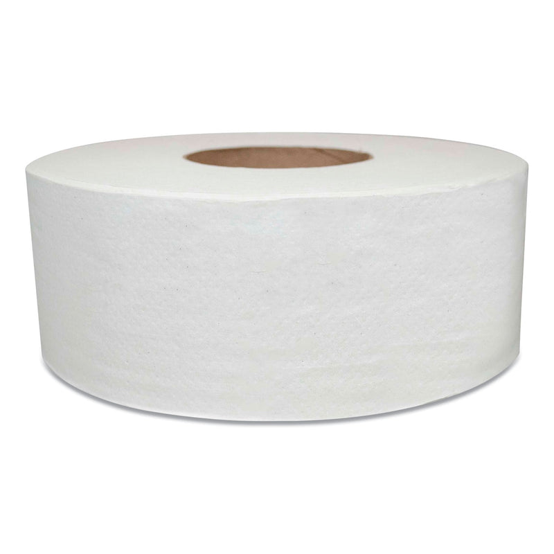 Morcon Jumbo Bath Tissue, Septic Safe, 1-Ply, White, 2,000 Ft, 12/Carton - MORM19