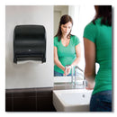 Tork Hand Towel Dispenser, Plastic, 8" X 9.12" X 14.39", Translucent Smoke - TRK86ECO
