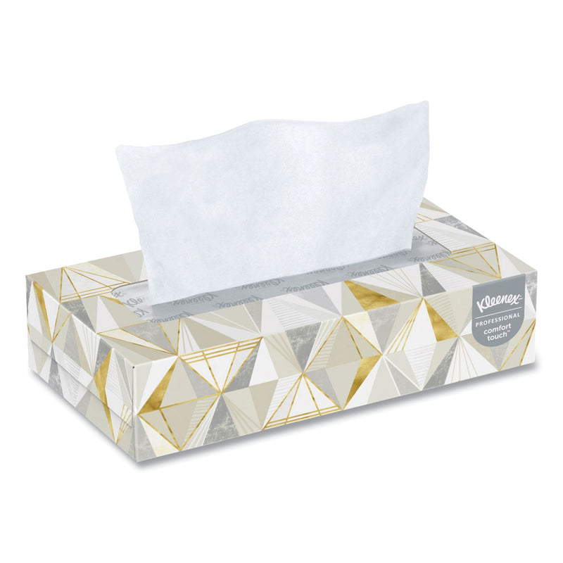 Kleenex White Facial Tissue, 2-Ply, 125 Sheets/Box, 12 Boxes/Carton - KCC03076