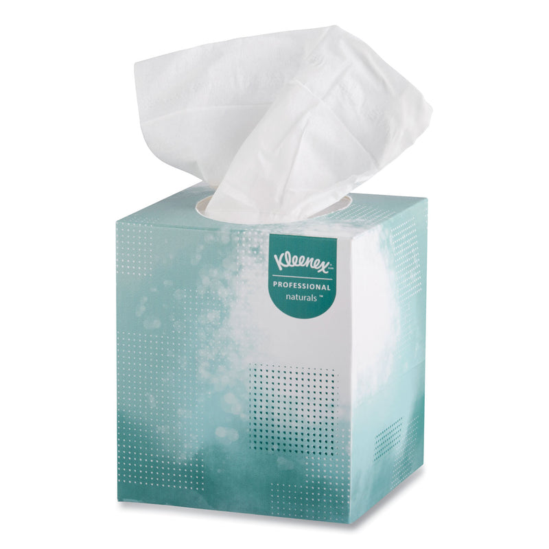 Kleenex Naturals Facial Tissue, 2-Ply, White, 95 Sheets/Box, 36 Boxes/Carton - KCC21272