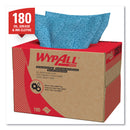 Wypall Oil, Grease And Ink Cloths, Brag Box, 12.1 X 16.8, Blue, 180/Box - KCC33352