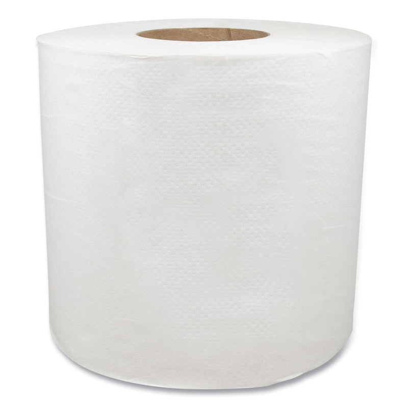 Morcon Morsoft Center-Pull Roll Towels, 7.5" Dia., White, 600 Sheets/Roll, 6 Rolls/Carton - MORC6600