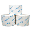Morcon Small Core Bath Tissue, Septic Safe, 1-Ply, White, 2500 Sheets/Roll, 24 Rolls/Carton - MORM125