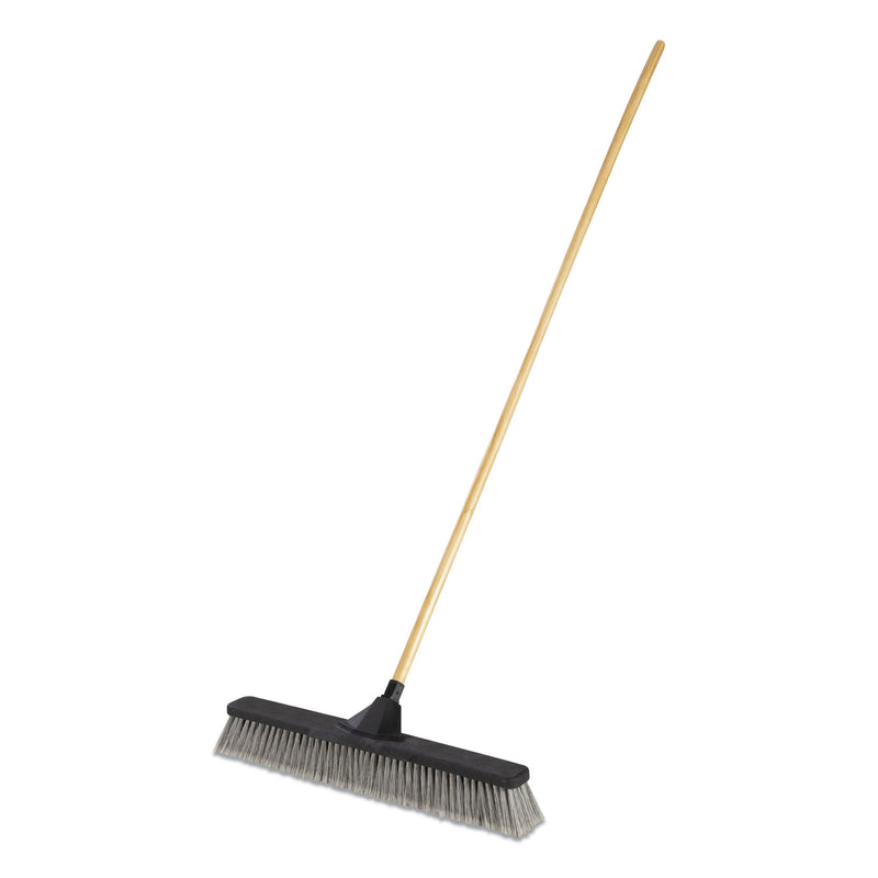 Rubbermaid Broom,24" Fine Polyeth,Bk - RCP2039998