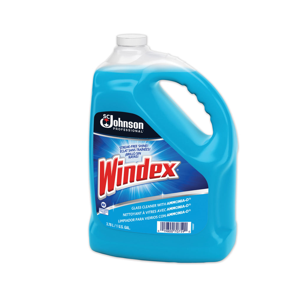 Windex® Glass Cleaner with Ammonia-D - Liquid - 128 SJN696503CT, SJN  696503CT - Office Supply Hut