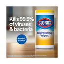 Clorox Disinfecting Wipes, 7X8, Fresh Scent/Citrus Blend, 75/Canister, 3/Pk, 4 Packs/Ct - CLO30208