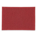 3M Buffer Floor Pads 5100, 20" Diameter, Red, 10/Carton - MMM59258