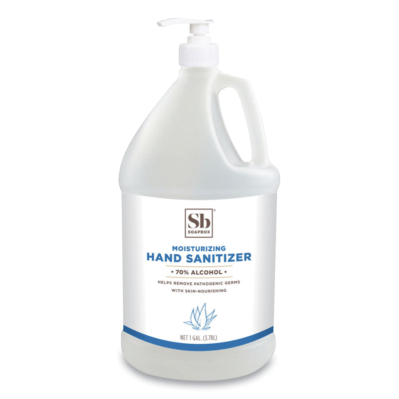 Soapbox 62% Alcohol Scented Hand Sanitizer, 1 Gal Pump Bottle, Citrus - SBX77171EA