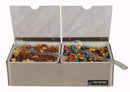 San Jamar Condiment Tray, (2) 1 Qt Insert - B4122INL