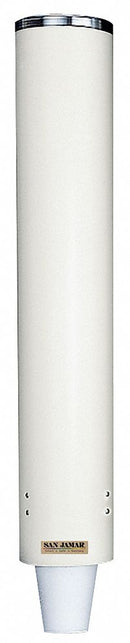 San Jamar Stand-Mount Cup Dispenser, Holds 4 to 10 oz Cups - C4210PFSDGR
