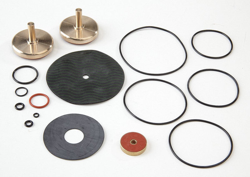 Watts Backflow Preventer Repair Kit, For Use With Watts Series 009 M1, 1-1/4 to 2 in - 009 M1 1 1/4 - 2 Rubber Kit