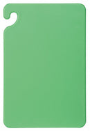 San Jamar Cutting Board, Co-Polymer, Green, 18" Length, 24" Width, 1/2" Thickness - CB182412GNGR