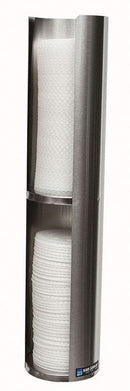 San Jamar Countertop-Mount Lid Dispenser, Holds 24 to 46 oz Lids - L3502GR