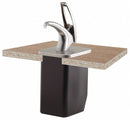 San Jamar Condiment Pump with Box, Chrome - P4100