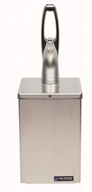 San Jamar Condiment Pump with Box, Chrome, Stainless - P4800