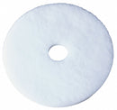 Tough Guy 13 in Melamine Sponge Round Floor Pad, 150 to 300 rpm, White, 5 PK - 6DNA6