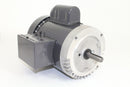Dayton 1/2 HP, General Purpose Motor, Capacitor-Start, 1725 Nameplate RPM, 115/208-230 Voltage - 6K342