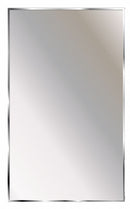 Ketcham Washroom Mirror, Theftproof, Channel Framed, Height (In.) 30 in, Width (In.) 18 in - TPM-1830