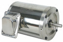 Dayton 1/2 HP Washdown Motor,3-Phase,1155 Nameplate RPM,208-230/460 Voltage,Frame 56C - 6WY51