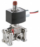 Redhat 24V DC Brass Solenoid Valve, Normally Closed, 1/4" Pipe Size - EF8316H301