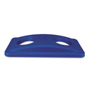 Rubbermaid Lid For Slim Jim Bottle Recycling Container, 20.38W X 11.38D X 2.75H, Blue - RCP269288BE