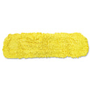 Rubbermaid Trapper Commercial Dust Mop, Looped-End Launderable, 5" X 36", Yellow - RCPJ15500YEL