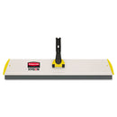 Rubbermaid Hygen Quick Connect S-S Frame, Squeegee, 24W X 4 1/2D, Aluminum, Yellow - RCPQ570