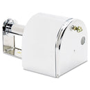 San Jamar Covered Reserve Roll Toilet Dispenser, 10 X 6 1/4 X 6, Chrome - SJMR1500XC