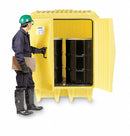 Enpac Spill Containment Pallets, Covered, 72 gal Spill Capacity, 4,000 lb - 4000-YE